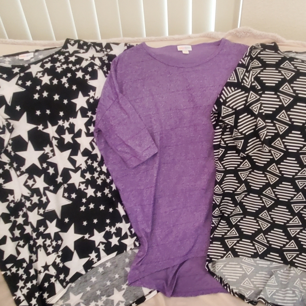 3 LuLaRoe XXS Irma Bundle/Lot of 3
